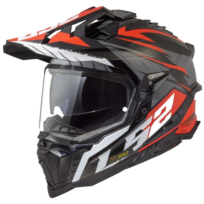 LS2 Adventure MC Hypet Explorer Spire Black /Red