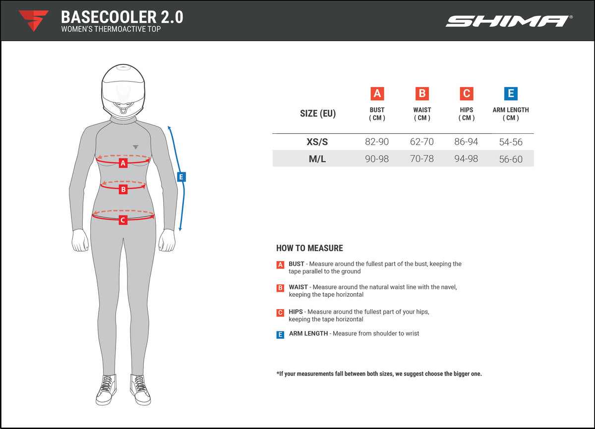 Shima Lady alusvaatteet Basecooler 2.0