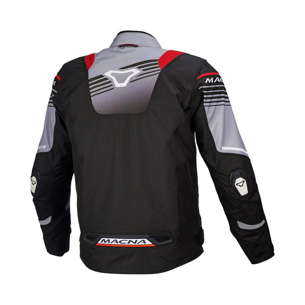 Macna textile MC jacket Charger black /gray /red