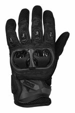 IXS MC Gloves Lt Montevideo Air S Musta