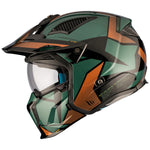 Mt Helmets Open MC Helmet Streetfighter Sv S P1R Green