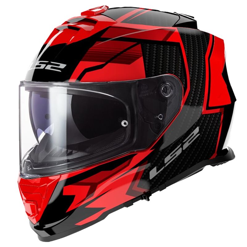 LS2 Integral MC Helmet Storm II Tracker Black /Red