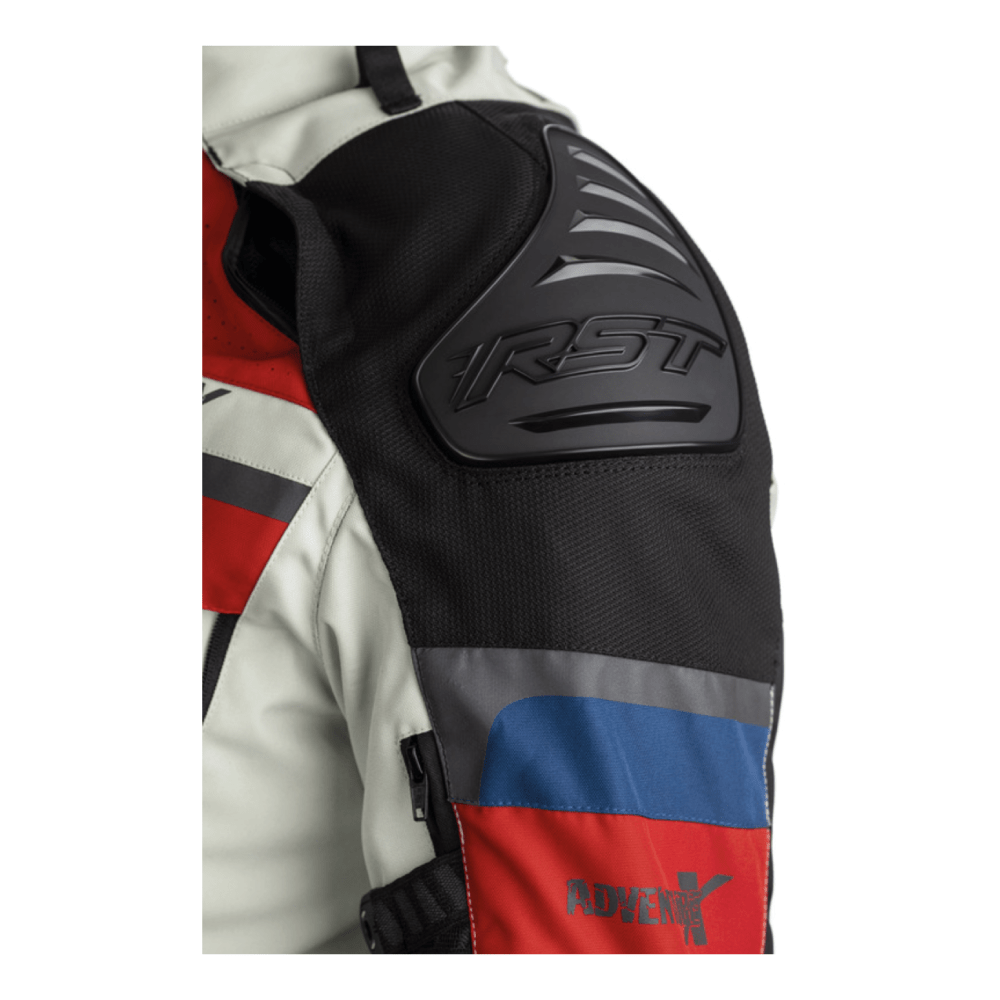 Ensimmäinen tekstiili MC-Jacket Adventure-X Blue /Red