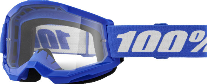 100% Goggles Strata 2 Blue - Clear