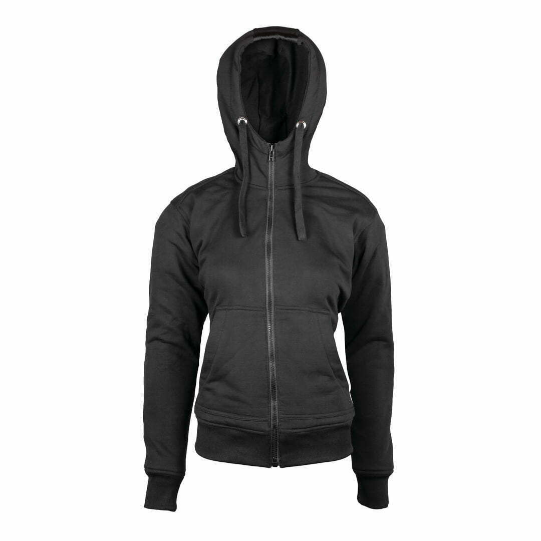 GMS Lady Kevlar MC-Hoodie Panda Black