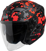 iXS Open Mc-Helmet 99 2.0 Black / Red 