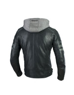 Seca leather mc-jacket horn II black