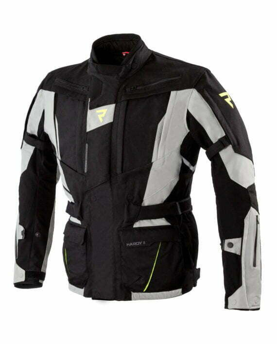 Rebelhorn Textile MC jacket Hardy II Gray /Black /Flu Yellow