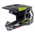 Alpinestars Cross MC Helmet S-M5 Rover Black /Gray /Gulfluo