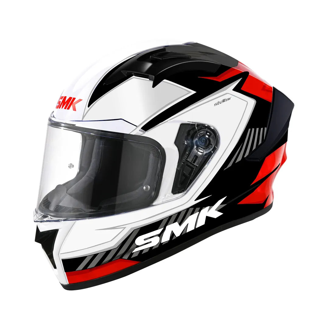 SMK Integral MC Helmet Stellar Adox White /Red