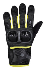 IXS MC Gloves Lt Montevideo Air S Black /Flenfluenssa