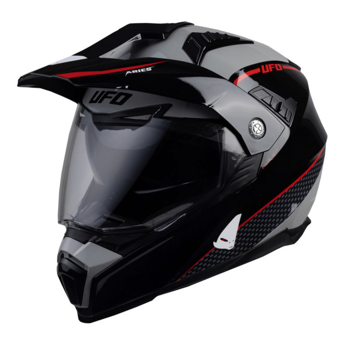 UFO Adventure MC helmet aries black /gray