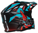 IXS Cross MC Helmet 363 2.0 Black /Petrol /Red