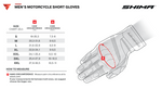 Shima MC Gloves Spark 2.0 Musta /punainen