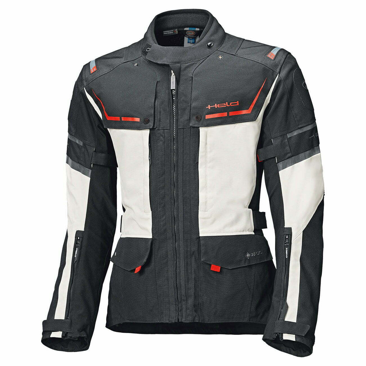 Held Gore-Tex® Tekstiili Mc-Takki Karakum Huippu Musta / Harmaa 