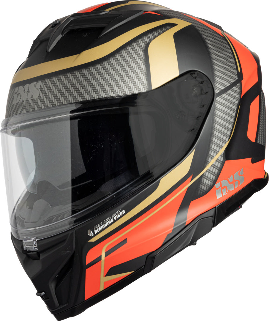 IXS Integral MC Helmet 912 SV 2.0 Blade Black /Red